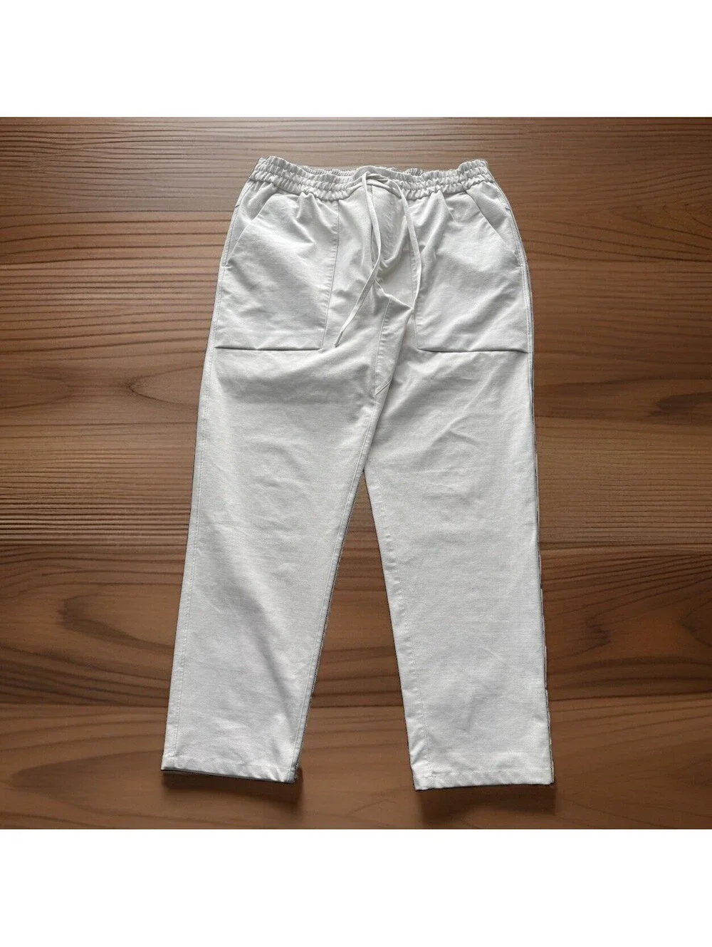 Lululemon Men's Bowline 30” Pant Utilitech XL White Ivory Drawstring Jogger